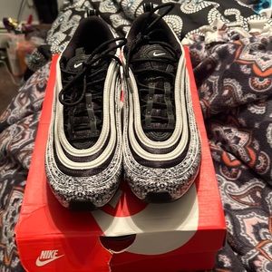 Black and white Nike